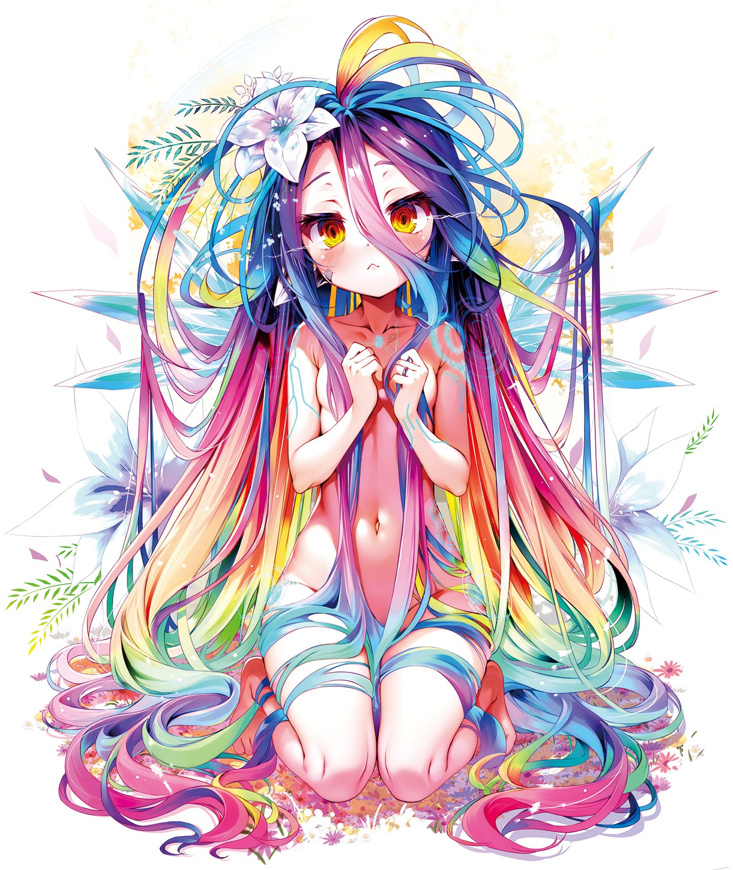 【游戏人生】白 坠入极彩幻想的空白世界