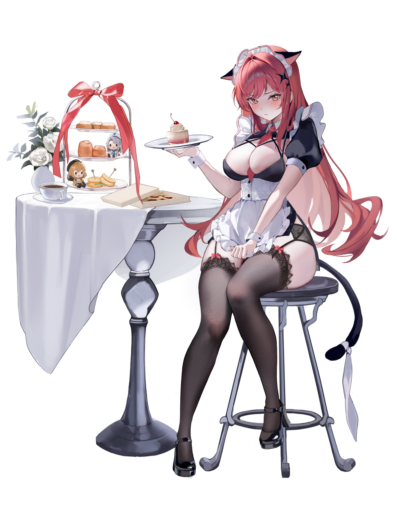 【碧蓝航线】布莱默顿 粉发重巡的午后猫娘甜点时间