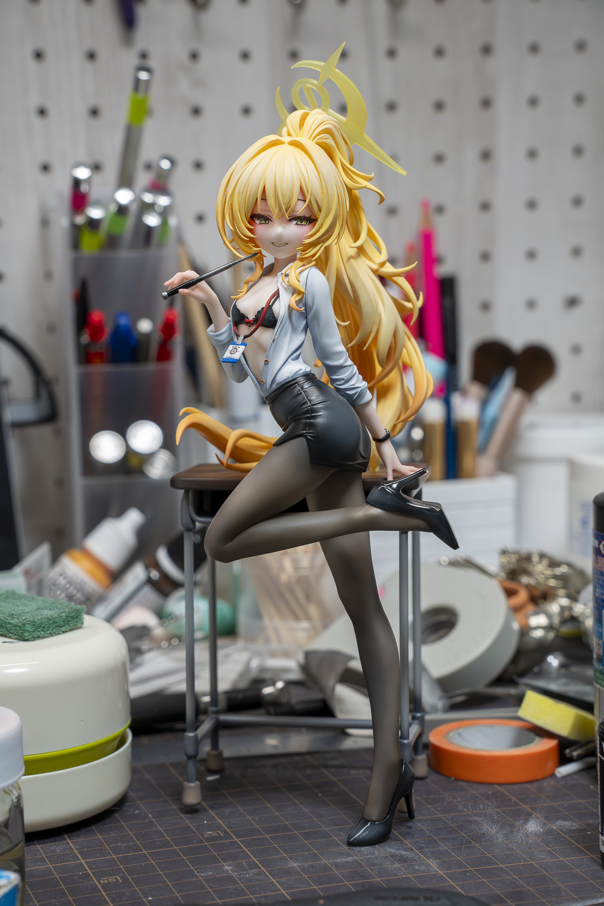 【蔚蓝档案】十六夜野乃美 阿拜多斯大小姐的职场秘辛，午后工坊的极致邂逅