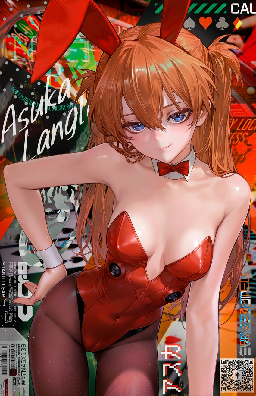 【新世纪福音战士】赤红傲娇女王明日香，兔女郎装束下的魅影时刻