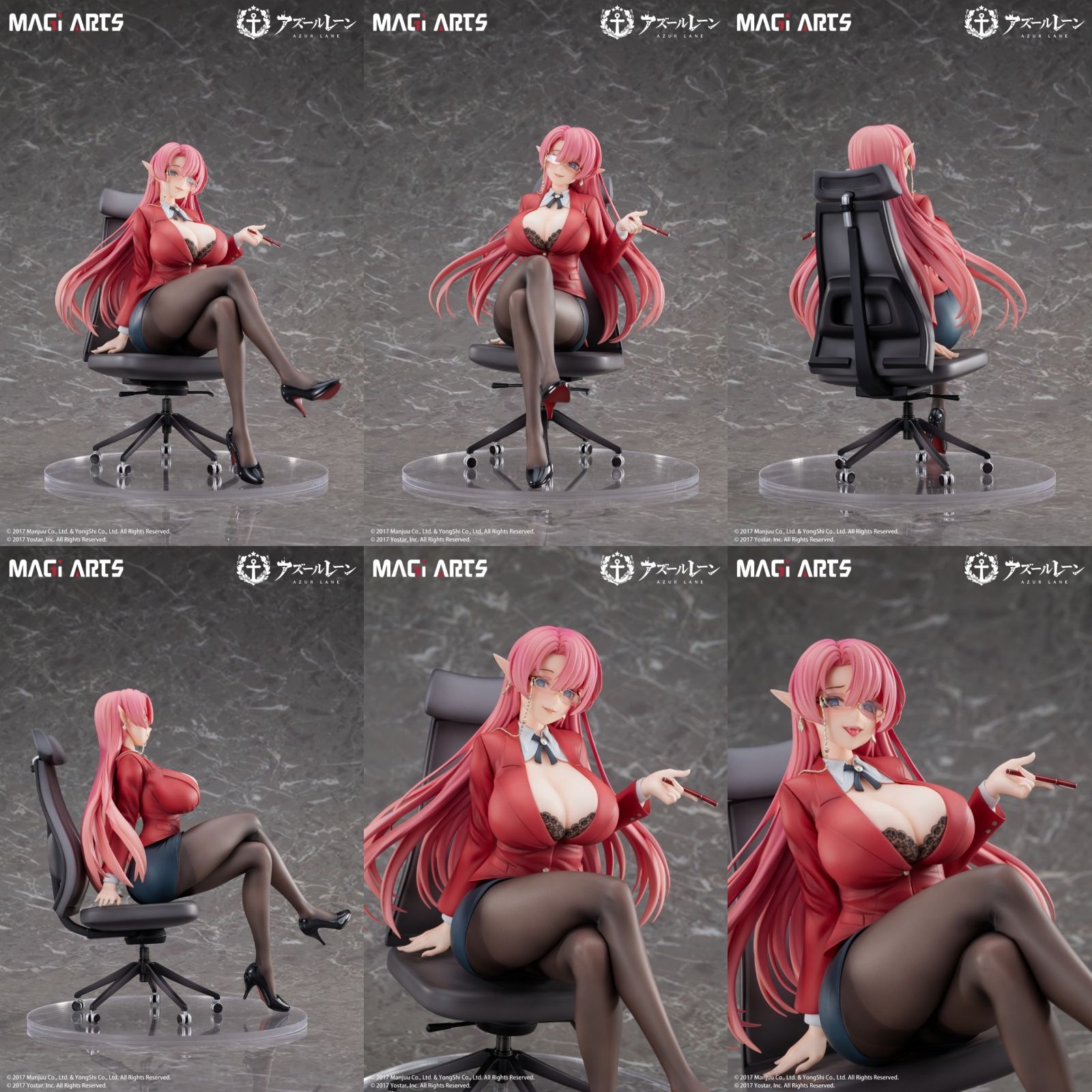 【碧蓝航线】布莱默顿 红西装下的职场诱惑，这副眼镜杀谁能抵挡？