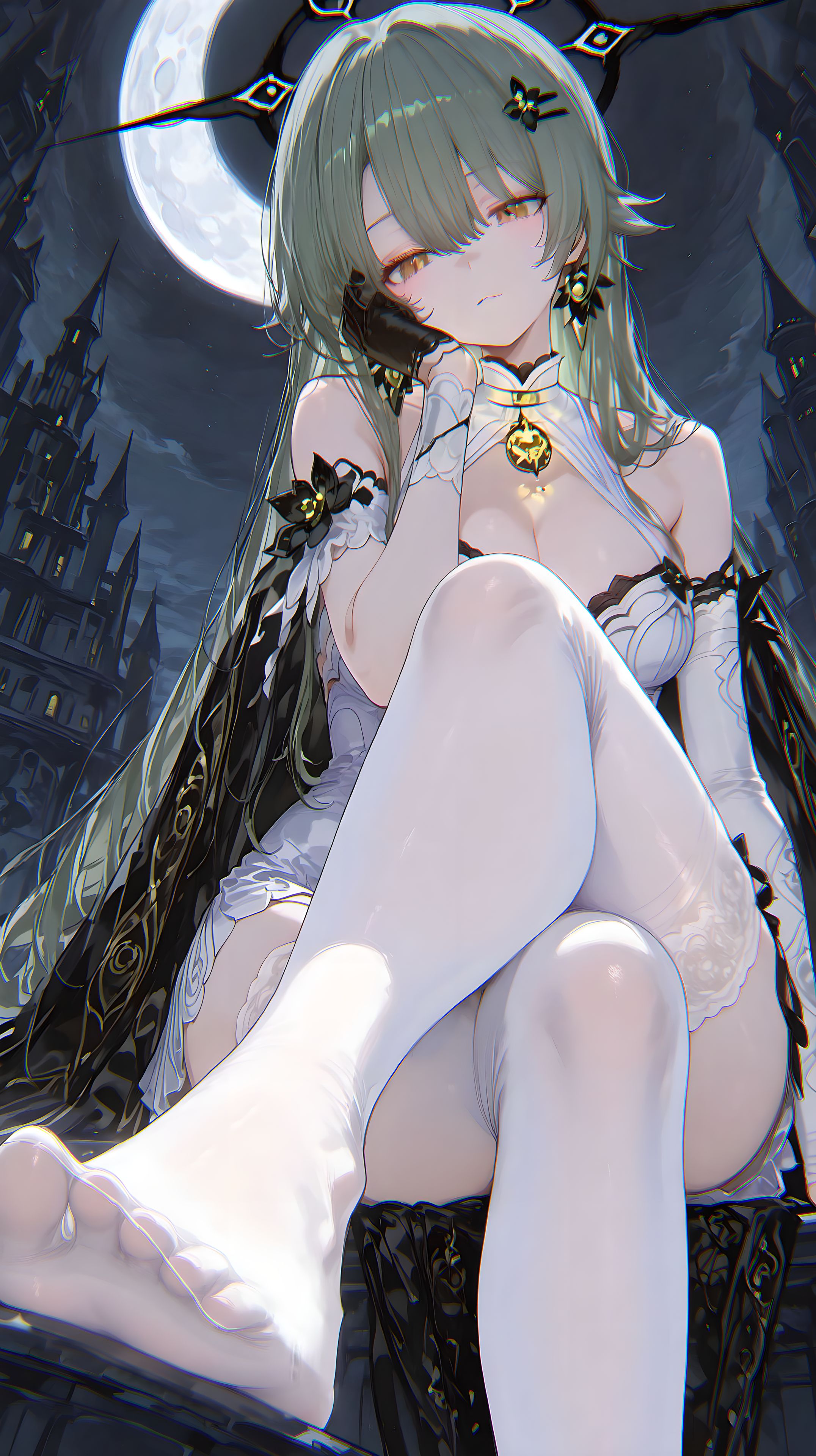 【蔚蓝档案】桐藤渚 月色下的高冷审视，来自三一茶会的优雅低语