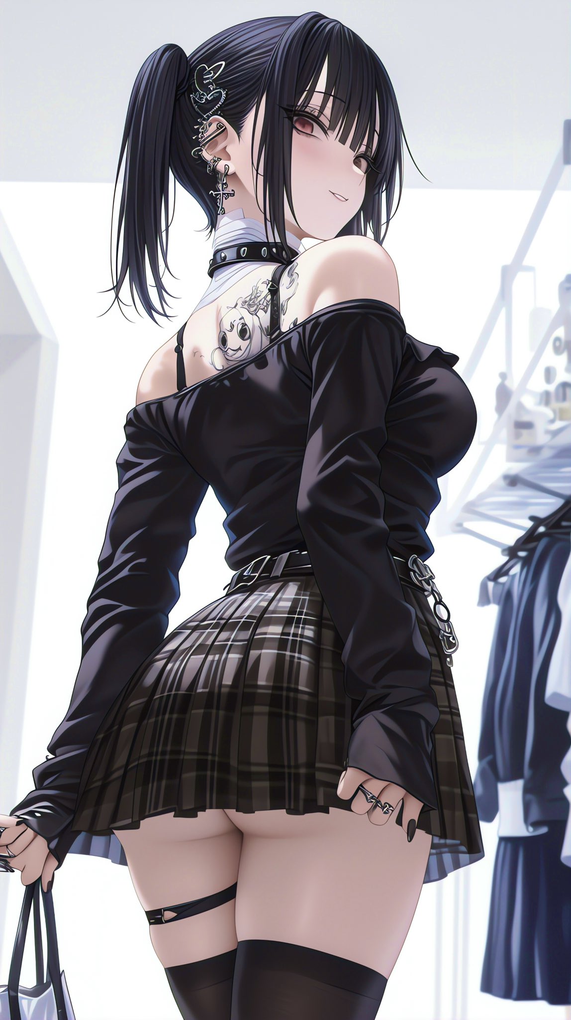 【原创美学】暗夜中的悸动 暗黑哥特风少女的视觉捕获