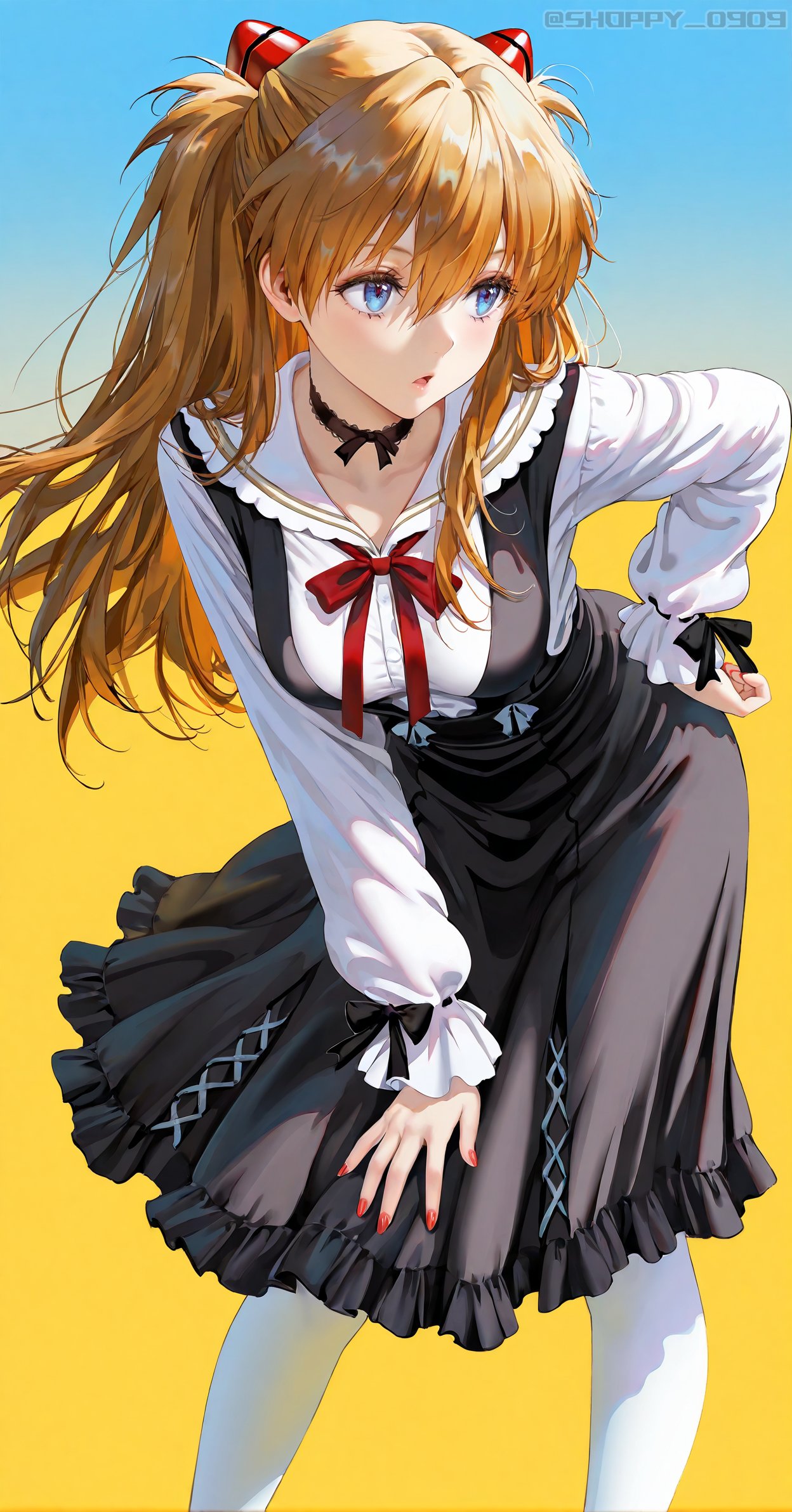 【新世纪福音战士】明日香 当傲娇王牌换上哥特萝莉装