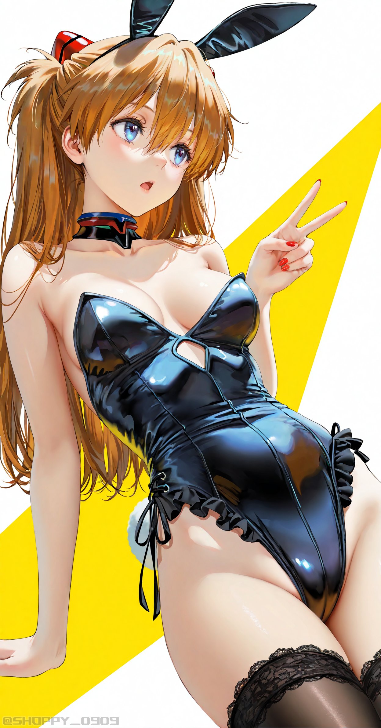 【新世纪福音战士】明日香 当高傲驾驶员穿上兔女郎装束的那个瞬间