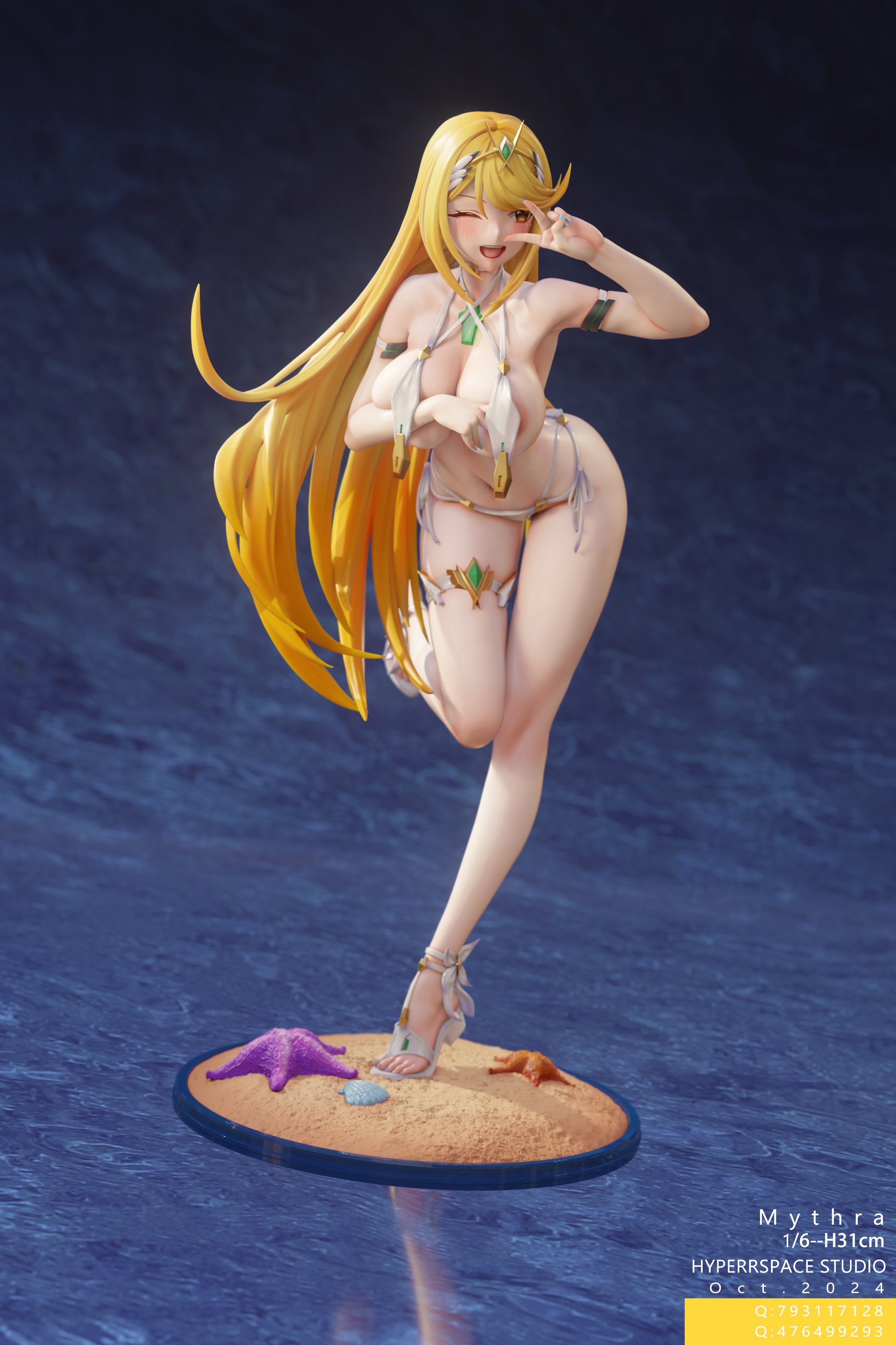 【异度神剑2】天之圣杯的夏日私语 光(Mythra)泳装姿态下的极致清凉