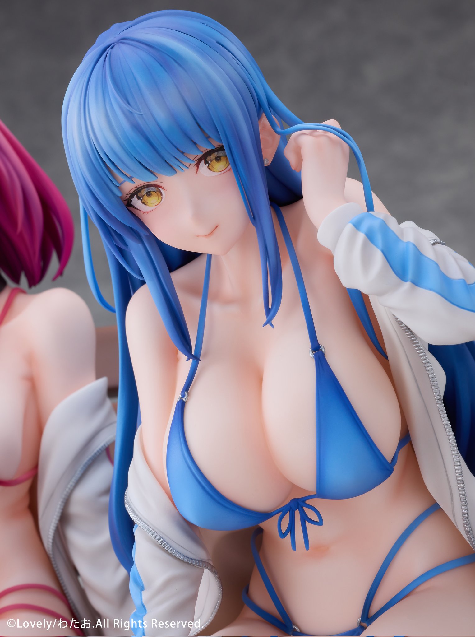 【Watao原画】夏日海边的蓝发少女，捕捉那一抹清爽的琥珀色心动