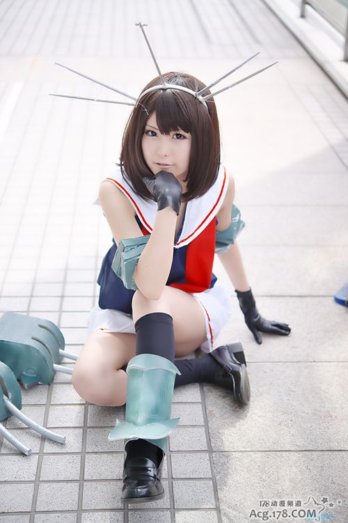 淡妆萌妹子参上！人气游戏「舰娘」摩耶COSPLAY欣赏