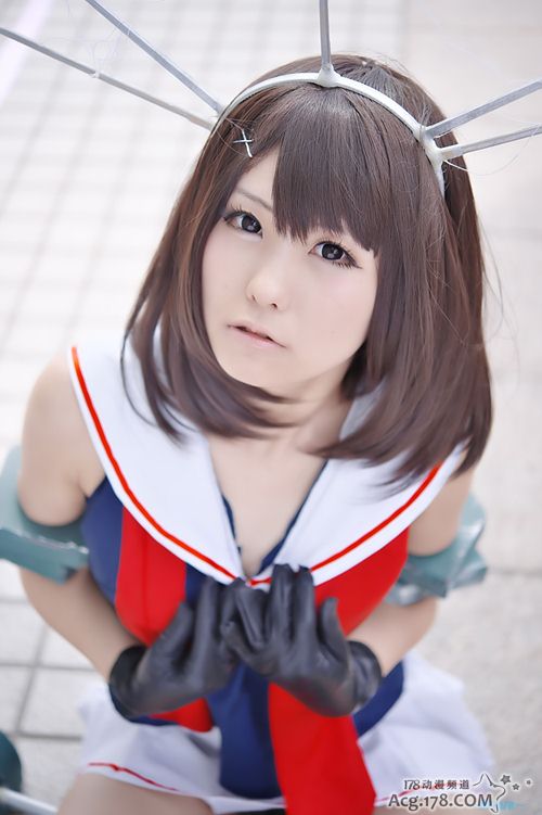 淡妆萌妹子参上！人气游戏「舰娘」摩耶COSPLAY欣赏